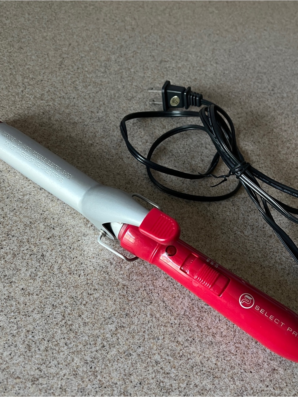 Red Curling Iron - Red
